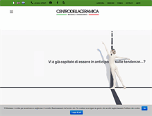 Tablet Screenshot of centrodellaceramica.it